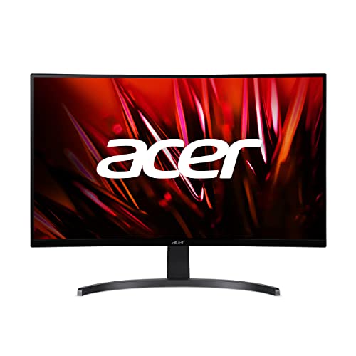 Acer ED273U Abmiipx 27" 1500R Curved WQHD 2560 x 1440 Monitor | Adaptive-Sync Technology | 75Hz Refresh Rate | 1ms VRB | 1 x Display Port 1.2 and 2X HDMI 1.4 Ports