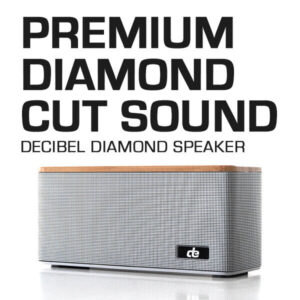 Deci-Diamond Bamboo Speaker Total Wireless Digital Bluetooth Speaker