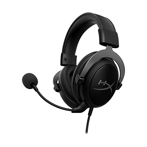 HyperX Cloud II - Gaming Headset, 7.1 Surround Sound, Memory Foam Ear Pads, Durable Aluminum Frame, Detachable Microphone, Works with PC, PS5, PS4, Xbox Series X|S, Xbox One – Gun Metal