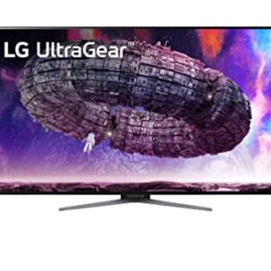 LG 48GQ900-B 48” Ultragear™ UHD OLED Gaming Monitor with Anti-Glare, 1.5M : 1 Contrast Ratio & DCI-P3 99% (Typ.) with HDR 10.1ms (GtG) 120Hz Refresh Rate, HDMI 2.1 with 4-Pole Headphone Out