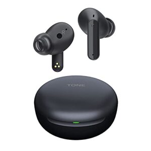 LG TONE Free True Wireless Bluetooth Earbuds FP5 - Active Noise Cancelling Earbuds , Black