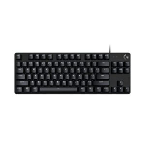 Logitech G413 TKL SE Mechanical Gaming Keyboard - Compact Backlit Keyboard with Tactile Mechanical Switches, Anti-Ghosting, Compatible with Windows, macOS - Black Aluminum