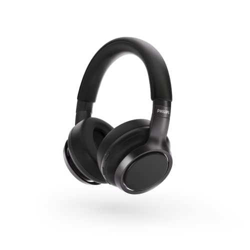 Philips H9505 Hybrid Active Noise Canceling (ANC) Over Ear Wireless Bluetooth Pro-Performance Headphones with Multipoint Bluetooth Connection