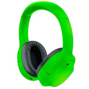 Razer Opus X Wireless Low Latency Headset: Active Noise Cancellation (ANC) - Bluetooth 5.0-60ms Low Latency - Customed-Tuned 40mm Drivers - Built-in Microphones - Green