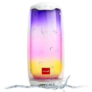 Renewgoo GlowGoo Speaker Portable Bluetooth Wireless Waterproof LED Light Show