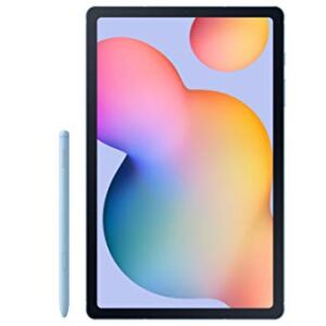 SAMSUNG Galaxy Tab S6 Lite 10.4" 128GB Android Tablet w/ Long Lasting Battery, S Pen Included, Slim Metal Design, AKG Dual Speakers, US Version, Angora Blue