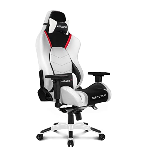 AKRacing Masters Series Premium Gaming Chair with High Backrest, Recliner, Swivel, Tilt, Rocker and Seat Height Adjustment Mechanisms with 5/10 Warranty