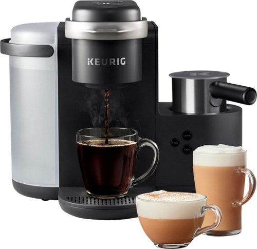 Keurig - K-Cafe Single Serve K-Cup Coffee Maker - Dark Charcoal