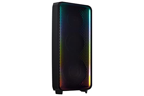 SAMSUNG MX-ST90B Sound Tower High Power Audio, 1700W Floor Standing Speaker, Bi-Directional Sound, IPX5 Water Resistant, Party Lights +, Karaoke, Wheels Included, Bluetooth Multi-Connection, 2022