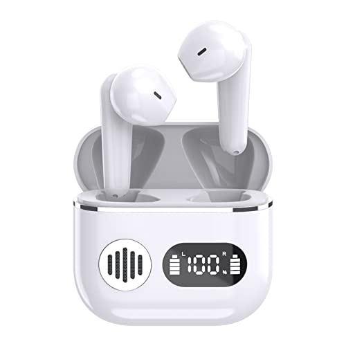 Wireless Earbuds Bluetooth 5.2 Ear Buds True Wireless Headphones,in-Ear Bluetooth Earphones,HiFi Stereo Touch Control, ENC Noise Cancelling Ear Buds with Microphone, audifonos Bluetooth inalambricos