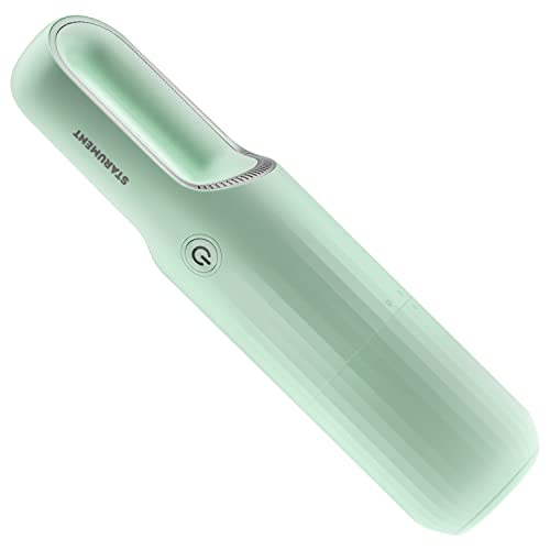 STARUMENT Portable Hand Vacuum Cleaner Handheld Cordless Cleaner for Dust, Pet Hair Dirt Home, Car Interior Lightweight, Easy to Use, Compact Design Battery Rechargeable with USB-C Cable (Mint Green)