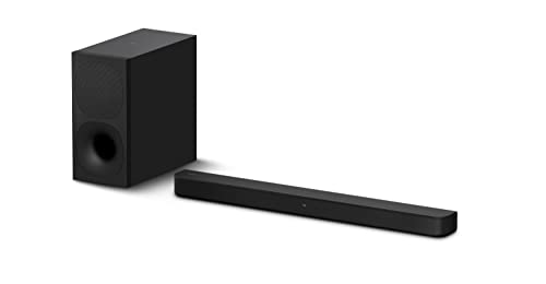Sony HT-S400 2.1ch Soundbar with Powerful Wireless subwoofer, S-Force PRO Front Surround Sound, and Dolby Digital