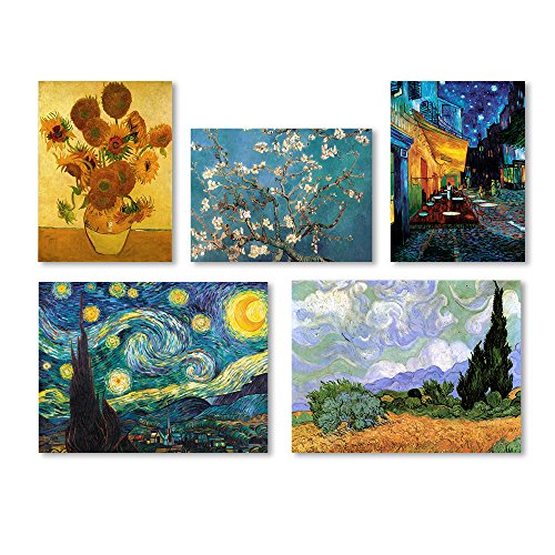 Vincent van Gogh Wall Collection 5 Panel Set