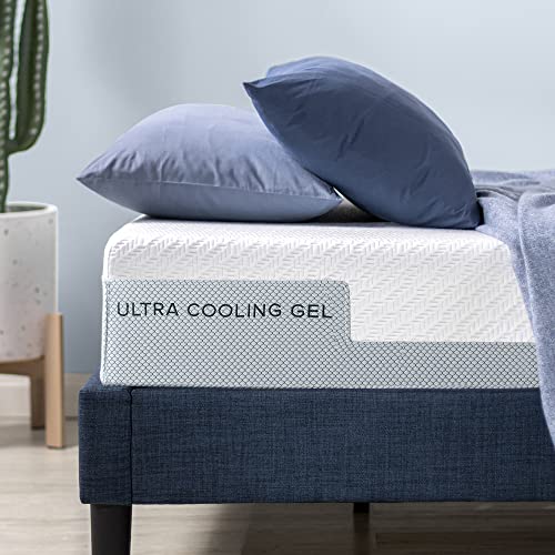 ZINUS 8 Inch Ultra Cooling Gel Memory Foam Mattress / Cool-to-Touch Soft Knit Cover / Pressure Relieving / CertiPUR-US Certified / Bed-in-a-Box / All-New / Made in USA, King
